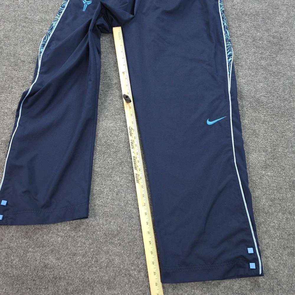 Vintage Nike Pants Mens L Blue Kobe Bryant‎ Mamba Basketball Warmup Logo RARE